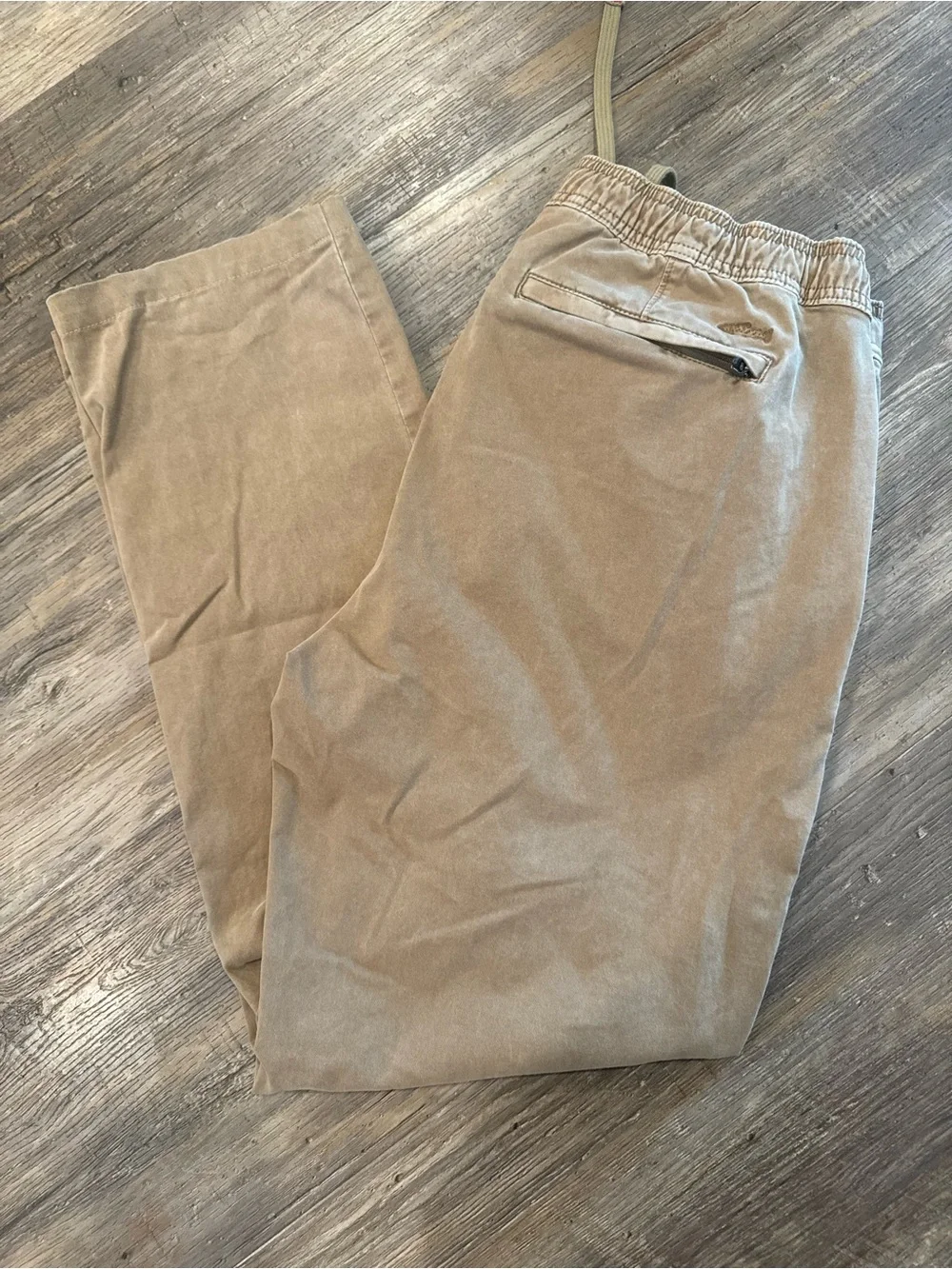 NWT Orvis Pull On Drawstring Khaki Ankle Pants Sz M Outdoor Casual Fishing